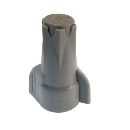 HexLok Wire Connector, 14 To 6 AWG Wire, Copper Contact, Thermoplastic Housing Material, Gray